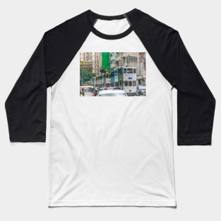 Ding Ding- Hong Kong Tram, Trolley Bus Baseball T-Shirt